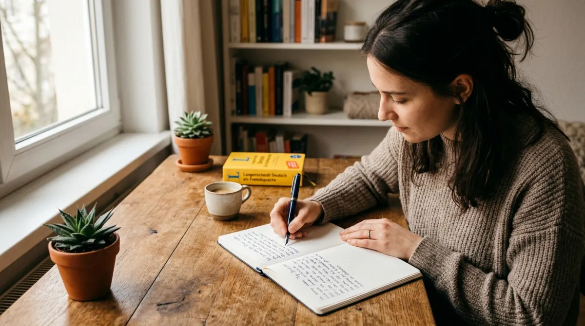 how do i write in german